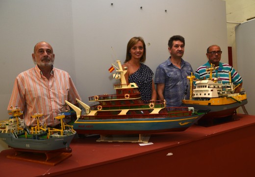 O Auditorio exhibe 70 maquetas de modelismo naval no marco de Artemar Riveira